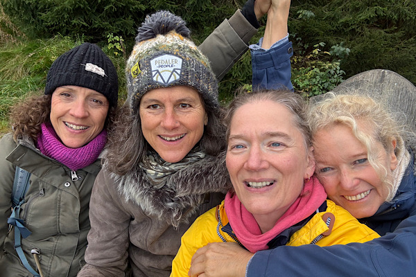 4 Mädels mit viel Spaß bei einem gemeinsamen Kurzurlaub in Hahnenklee, Harz