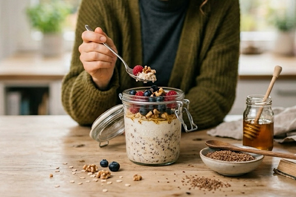 Overnight Oats Beeren